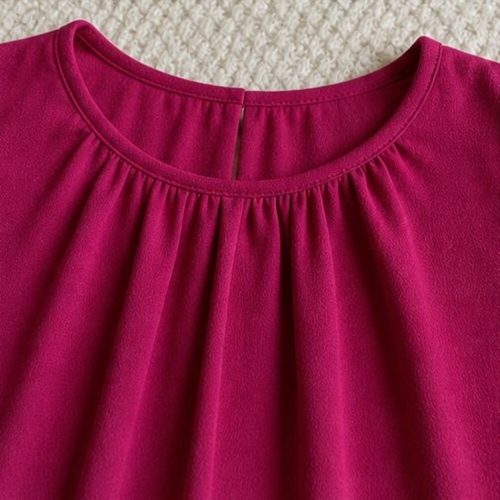 Cream Button Blouse - Picture 4 of 6